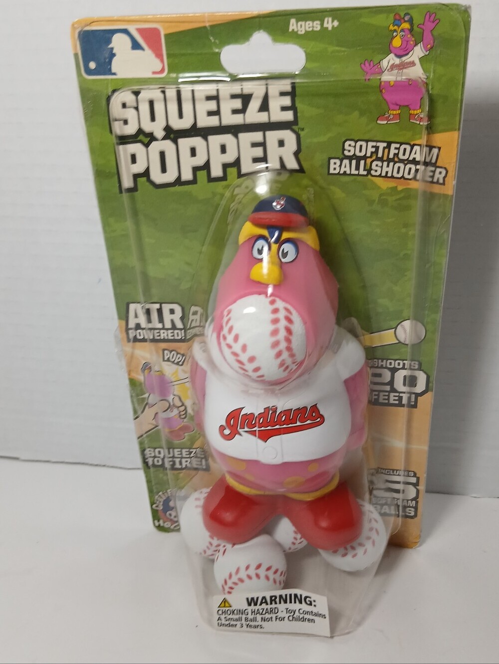 HOG WILD Slider Cleveland Indians mascot popper figure 2016 limited edition New